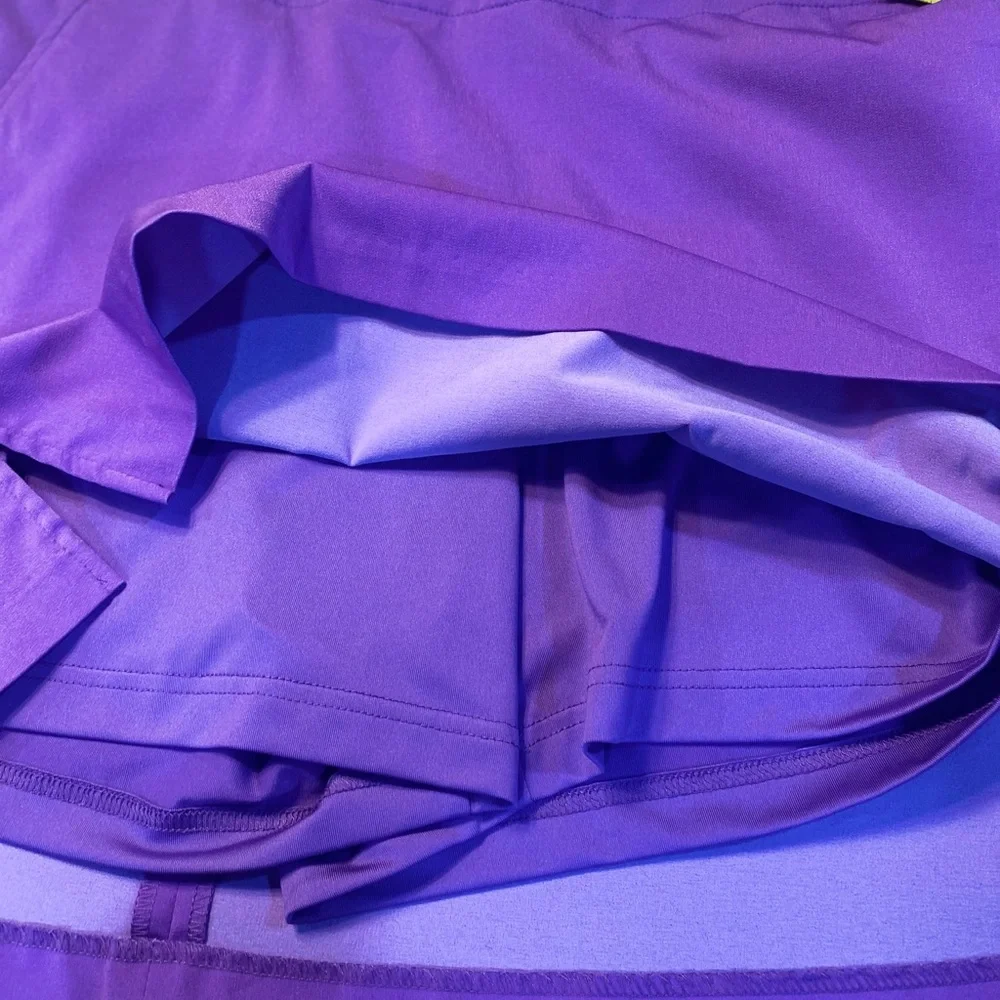 Lady Hagen Vibrant Purple Mini Skirt with shorts underneath - Picture 8 of 8